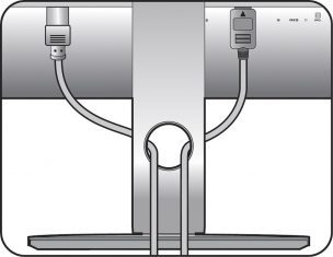 Benq Sw320 Monitor ScreenS Kabelmanagement