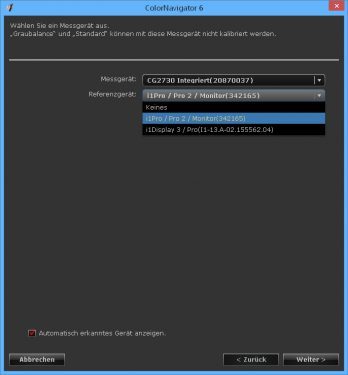 Eizo Cg2730 Monitor Korrelation