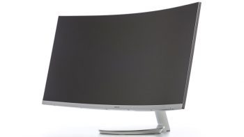 Samsung C34f791wqu Monitor Ansicht Drehung Links