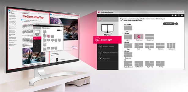 Schaubild der Software Screen Split