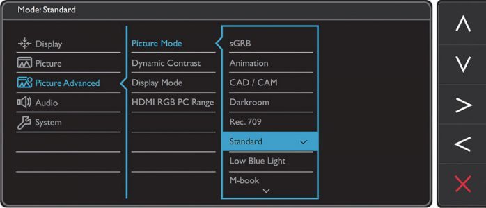 Benq Pd2710qc Monitor Osd 2