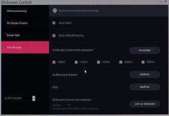 Lg 27mp89hm S Monitor Osc Einstellungen