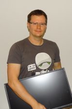 Matthias Voigt mit dem Monitor 