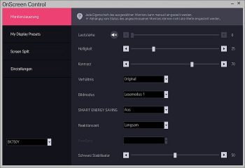 Software "On Screen Control"