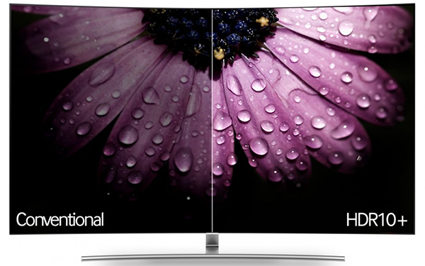 HDR10+ Darstellung Demo mit geteiltem Bild