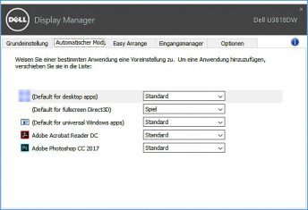 Dell U3818dw Monitor Displaymanager 3