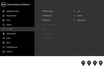 Dell U3818dw Monitor Osd 3