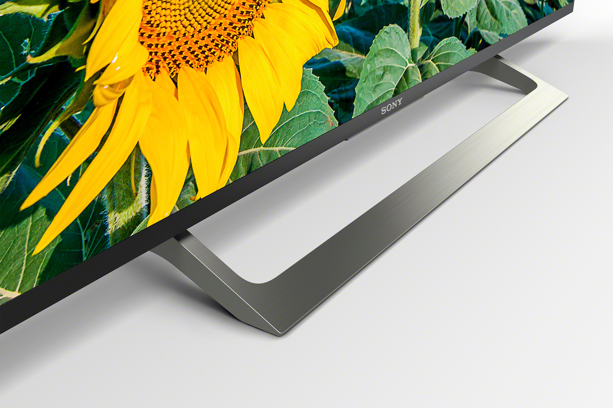 Sony Bravia XF80 Detailansicht Standfuß