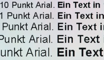 Textwiedergabe 1280 x 720 (Vollbild)