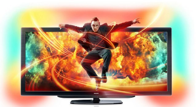 Bild zeigt den ersten 21:9-Fernseher von Philips