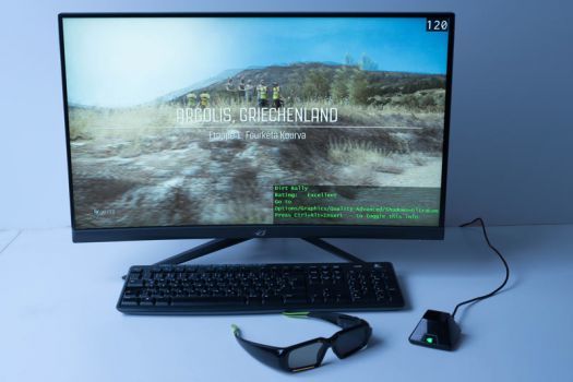 Der 3D-Modus ist nur bei 120 Hz möglich