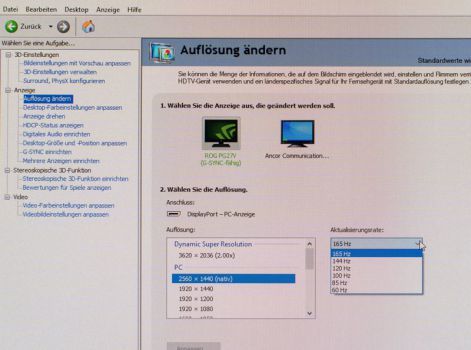 NVIDIA-Systemsteuerung