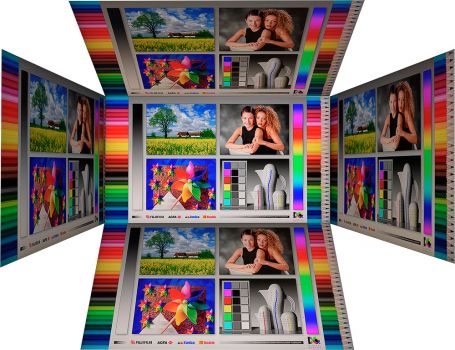 Horizontale und vertikale Blickwinkel beim ASUS PA32UC