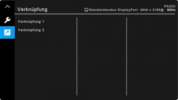 OSD: Verknüpfungen (Screenshot Handbuch ASUS)