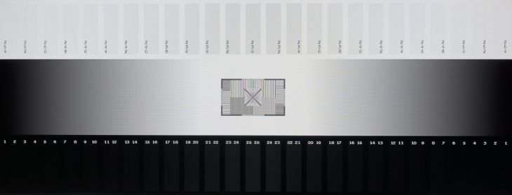 Graustufendarstellung des Eizo EV2785