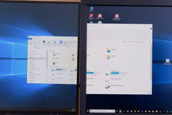 Fensterverschieben von QHD mit 100%-Skalierung nach 4K mit 150%-Skalierung