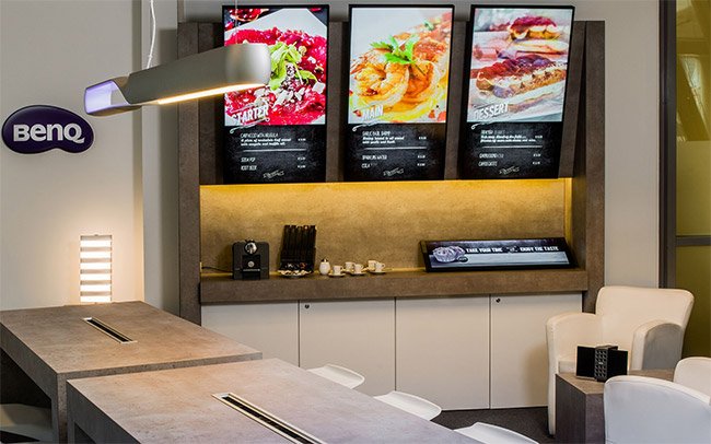 Werbetafeln per Digital Signage Displays