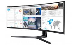 Ultrabreiter 49 Zoll Curved-Monitor von Samsung