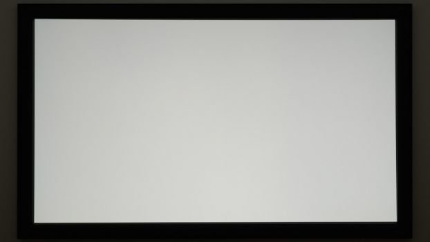 Testbild: Abweichungen bei der Helligkeitsverteilung im Weißbild