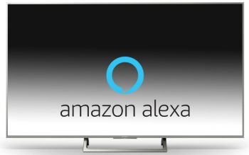 Sony Fernseher mit Alexa Logo