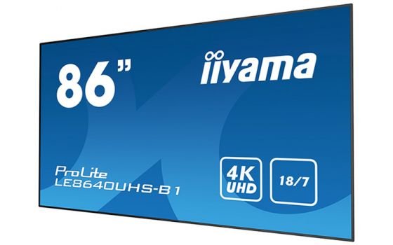 Lage Format Display iiyama LE8640UHS-B1