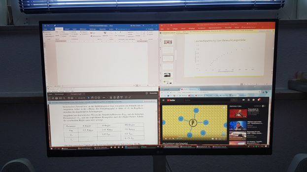 Nichts nervt mehr als viele offene Fenster. Die mitgelieferte Software organisiert diese und macht Multitasking zu einem einfachen Erlebnis – gefällt mir!