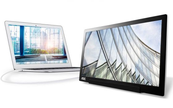 Mobiler USB-C-Monitor AOC I1601FWUX