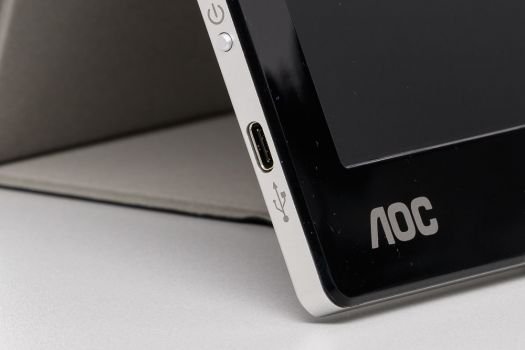 USB-C-Anschluss für Strom und Videosignal