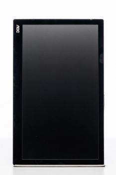 Ansicht des AOC I1601FWUX in Pivot-Stellung