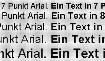 Textwiedergabe nativ, Vollbild