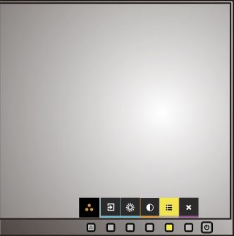 OSD: Schnellauswahl (Screenshot Handbuch BenQ)