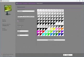 PME: Mess-Optionen (Screenshot PME)