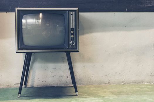 Vintage CRT Fernseher