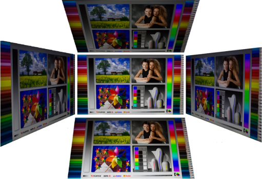 Horizontale und vertikale Blickwinkel des Viewsonic VX3276-2K-mhd