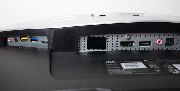 Anschlüsse des AOC AG352UCG6
