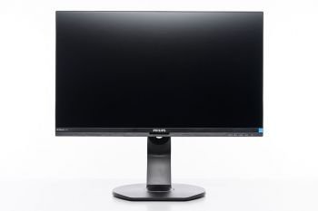 Ansicht des Philips 272B7QUPBEB von vorn in der höchsten Stellung