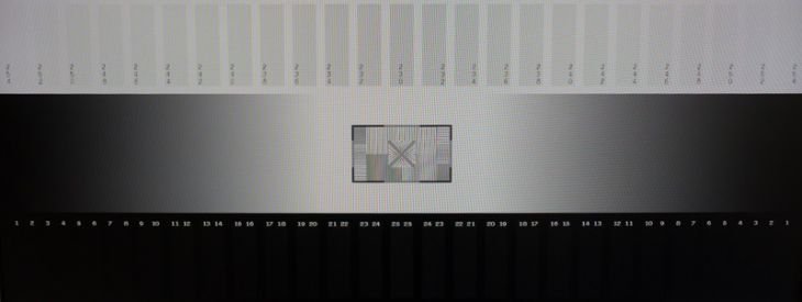 Graustufen und -verlauf des Displays
