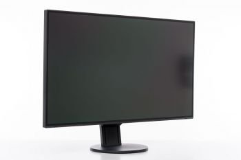 Ansicht des Eizo EV3285 mit Drehung nach rechts ca. 45 Grad