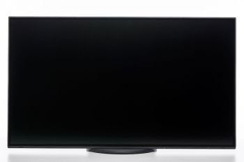Ansicht des Eizo EV3285 von vorn in der niedrigsten Stellung