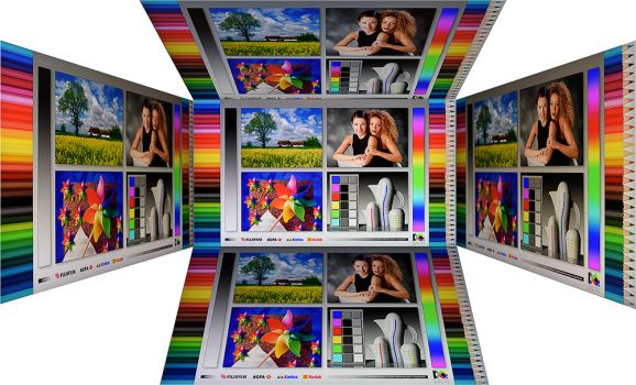 Horizontale und vertikale Blickwinkel des Panels vom Eizo EV3285