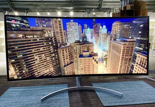 LG 38WK95C-W mit HDR-Bild