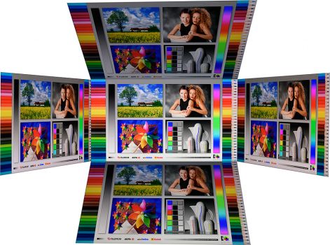 Horizontale und vertikale Blickwinkel des ViewSonic VP2768-4K