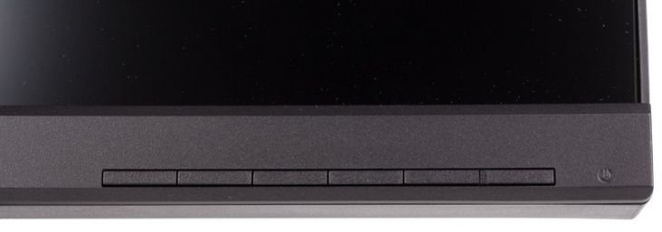 Mechanische Tasten auf dem Frontrahmen vom Display