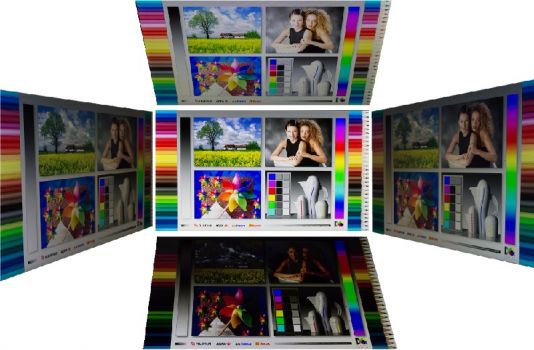Horizontale und vertikale Blickwinkel des ViewSonic XG240R