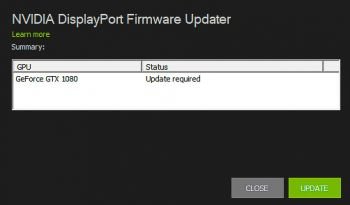 NVIDIA-Firmware-Update: Ergebnis