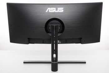 Ansicht Asus PA34VC von hinten in der höchsten Stellung