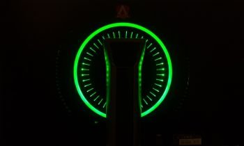 Grüne Beleuchtung