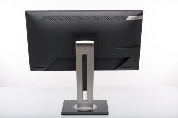 Ansicht des Monitors von hinten in der höchsten Stellung