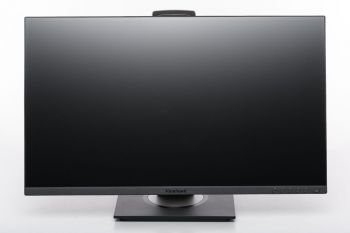Ansicht des Monitors von vorn in der niedrigsten Stellung