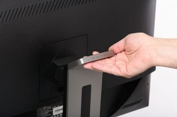 Griff oben am Monitorarm